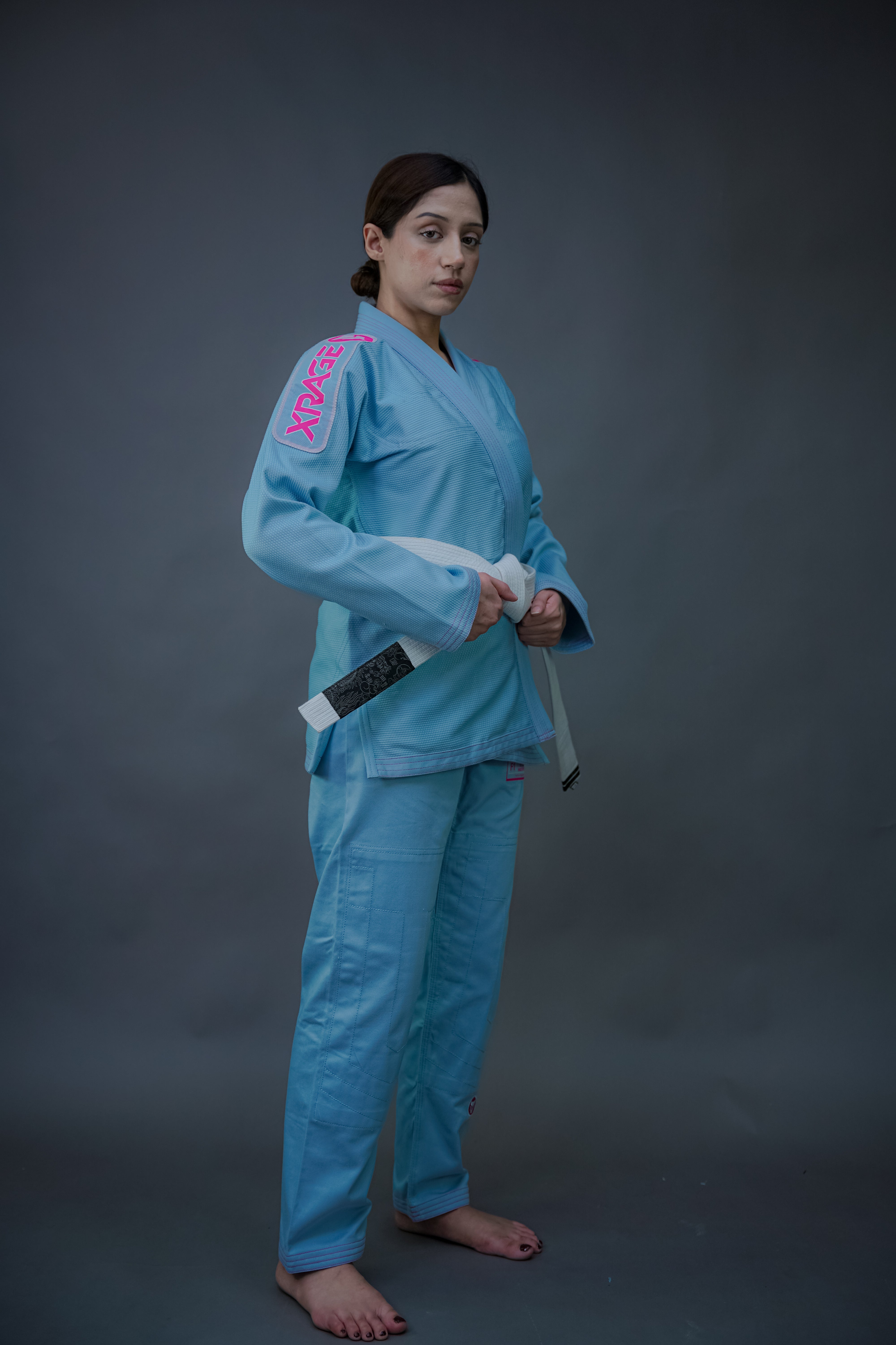XRage Sports – Premium Women’s Jiu-Jitsu Gi (Sky Blue Edition)